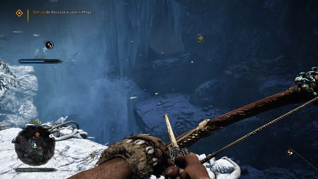 Następnie przejdź w stronę jaskini i zeskocz na dół do wody - Oko za oko (Wojownik Karusz) | Opis przejścia | Far Cry Primal - Far Cry Primal - poradnik do gry