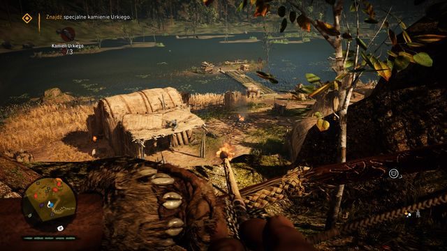 Wychylając się zza kamienia możesz metodycznie zabić większość przeciwników. - Twardy jak kamień (Myśliciel Urki) | Opis przejścia | Far Cry Primal - Far Cry Primal - poradnik do gry