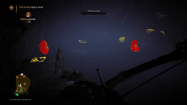 Podpływaj do oznaczonych skał, aby zatamować dopływ wody. - Powitanie Łindźa (Dah) | Opis przejścia | Far Cry Primal - Far Cry Primal - poradnik do gry