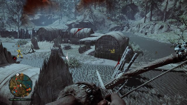 Klatka, w której uwięzieni są Łindźa. Uwolnij ich, a wspomogą Cię w walce. - Fort Ognistego Krzyku (Izila) | Forty | Far Cry Primal - Far Cry Primal - poradnik do gry