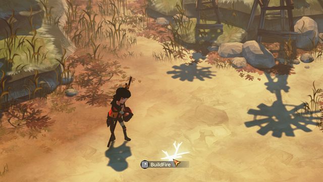 Aby się ogrzać, nie ma potrzeby siadania przy ognisku - wystarczy przebywać w jego pobliżu - Jak utrzymać stałą temperaturę ciała? | Przetrwanie | The Flame in the Flood - The Flame in the Flood - poradnik do gry