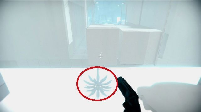 Musisz doskoczyć na odwróconą palmę, skąd do terminala już blisko - Terminale komuputerowe | Sekrety SUPERHOT - SUPERHOT - poradnik do gry