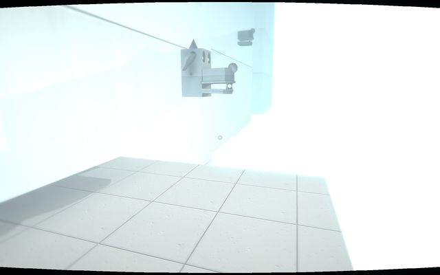 Po wyskoczeniu na parking i skierowaniu się w prawo ujrzysz na ścianie dziwne obiekty o wizerunku głowy psa - Terminale komuputerowe | Sekrety SUPERHOT - SUPERHOT - poradnik do gry