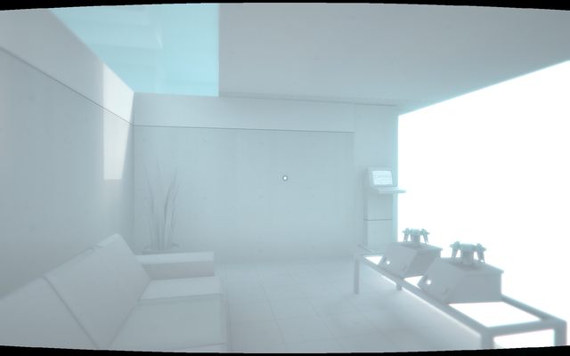 Sekretny terminal znajduje się w małym saloniku - Terminale komuputerowe | Sekrety SUPERHOT - SUPERHOT - poradnik do gry