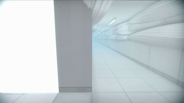 Fałszywa ściana w korytarzu - Terminale komuputerowe | Sekrety SUPERHOT - SUPERHOT - poradnik do gry