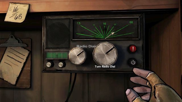 Twoim zadaniem będzie ustawienie odpowiedniej częstotliwości radia by odebrać sygnał - Rozdziały 1 i 2 | Epizod 1 - In Too Deep - The Walking Dead: Michonne - poradnik do gry