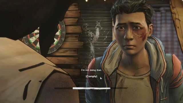 Po rozmowie z Normą, twoim zadaniem będzie przesłuchanie Grega - Rozdział 6 | Epizod 1 - In Too Deep - The Walking Dead: Michonne - poradnik do gry