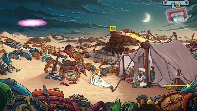 Odpuść sobie ten po lewej i maszeruj w prawo (na górę) - Raz jeszcze wróć do Paradox City we właściwym momencie | Rozdział szósty - Deponia Doomsday - poradnik do gry