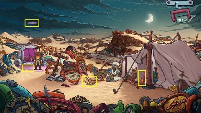 Zanurz wskazówki w kałuży paliwa rozlewającej się wokół pojazdu - otrzymasz tachionowe strzały - Wróć we właściwym momencie do Paradox City | Rozdział szósty Deponia Doomsday - Deponia Doomsday - poradnik do gry