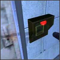 Po wejściu do laboratorium będziesz musiał jeszcze przedrzeć się przed dwa zamki magnetyczne (podejdź i przytrzymaj klawisz używania) - The Weather Station - część 3 | Misja 3 w IGI 2 Covert Strike - IGI 2: Covert Strike - poradnik do gry