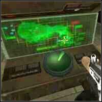 W ostatnim pomieszczeniu (na lewo od schodów prowadzących na dół) znajdziesz komputer, który zniszcz - Secret Weapons Lab - część 1 | Misja 17 w IGI 2 Covert Strike - IGI 2: Covert Strike - poradnik do gry