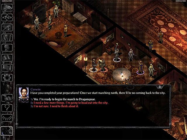 Zadanie to dotyczy wzięcia udziału w ekspedycji na północ - Wyprawa na północ - zadanie główne - Pałac Książęcy - Baldurs Gate: Siege of Dragonspear - poradnik do gry