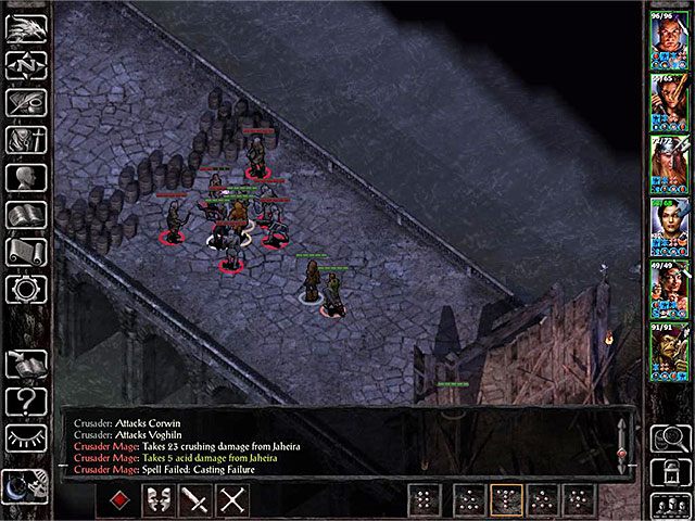 Niezależnie od tego czy zdecydowałeś się na oddanie fortu w ręce krzyżowców czy pokonałeś ich w bitwie po wszystkim spotkasz się z magiem Płonącej Pięści, który poinformuje drużynę, iż krzyżowcy planują wysadzić most Boareskyr - Przekroczenie mostu Boareskyr - zadanie główne - Boareskyr Bridge - Baldurs Gate: Siege of Dragonspear - poradnik do gry