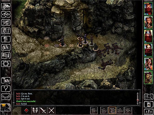 Po dotarciu do lokacji Forest of Wyrms musisz rozpocząć przemarsz przez las - Zdobycie kamienia Wardstone - zadanie główne - Troll Claw Woods - Baldurs Gate: Siege of Dragonspear - poradnik do gry