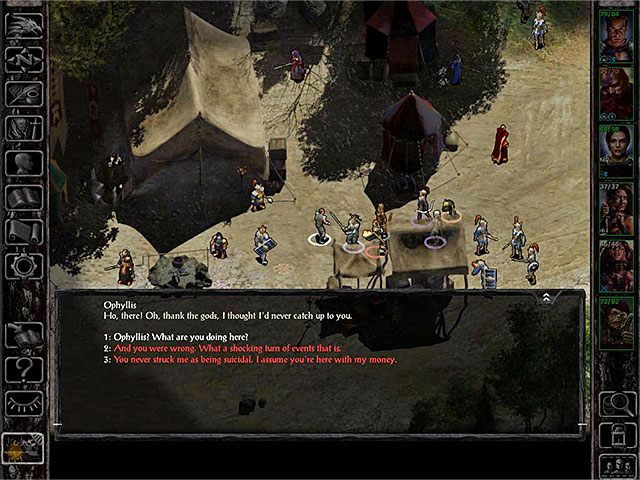 Z Ophyllisem ponownie spotkasz się jakiś czas po tym jak dotrzesz do lokacji Coast Way Crossing - Zadania poboczne w Pałacu Książęcym - Pałac Książęcy - Baldurs Gate: Siege of Dragonspear - poradnik do gry