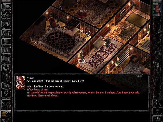 Lokalizacja: Najwyższe piętro Gospody Pod Trzema Baryłkami (M3,9) - Miejsca odnajdywania członków drużyny - Towarzysze - Baldurs Gate: Siege of Dragonspear - poradnik do gry