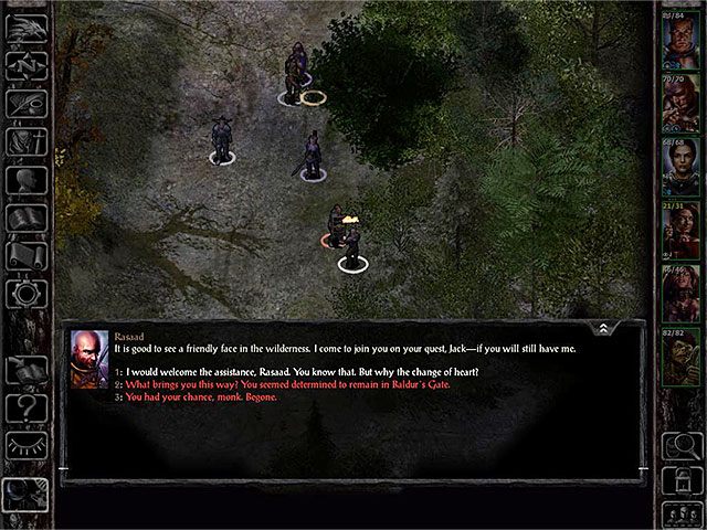 Lokalizacja: Południowa droga w lesie Coast Way Forest (M8,5) - Miejsca odnajdywania członków drużyny - Towarzysze - Baldurs Gate: Siege of Dragonspear - poradnik do gry