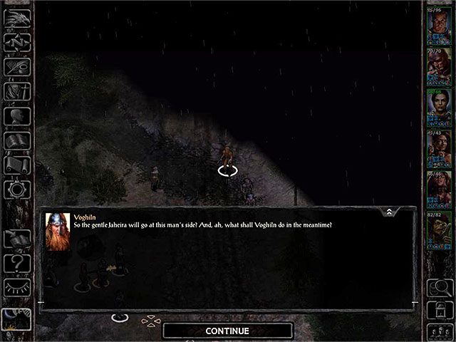 Lokalizacja: Okolice północnego wyjścia z lokacji Troll Claw Woods (M9,6) - Miejsca odnajdywania członków drużyny - Towarzysze - Baldurs Gate: Siege of Dragonspear - poradnik do gry