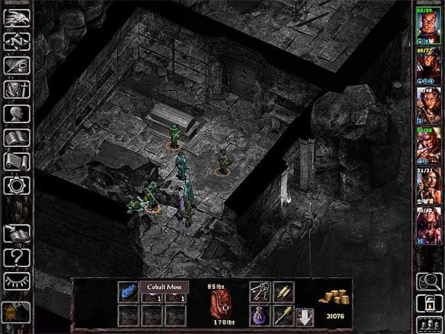 Skorzystanie z liny pozwoli ci przedostać się do niedostępnej wcześniej części górnego poziomu grobowca (M1,14) - Zadania poboczne w Grobowcu rodziny Korlasz - Grobowiec rodziny Korlasz - Baldurs Gate: Siege of Dragonspear - poradnik do gry