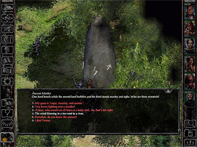 Po tym jak dotrzesz do szóstego głazu i podejmiesz próbę zbadania go menhir zareaguje w inny sposób - Zadania poboczne w Coast Way Crossing - Coast Way Crossing - Baldurs Gate: Siege of Dragonspear - poradnik do gry