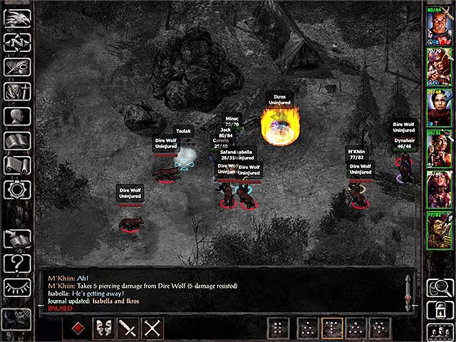 Pojedynek z Tsolakiem rozgrywa się na bardzo zbliżonych zasadach do walk z innymi wampirami, tak więc musisz mieć świadomość tego, że jest on w stanie między innymi wysysać siły życiowe z członków drużyny - Zadania poboczne w Coast Way Forest - Coast Way Forest - Baldurs Gate: Siege of Dragonspear - poradnik do gry