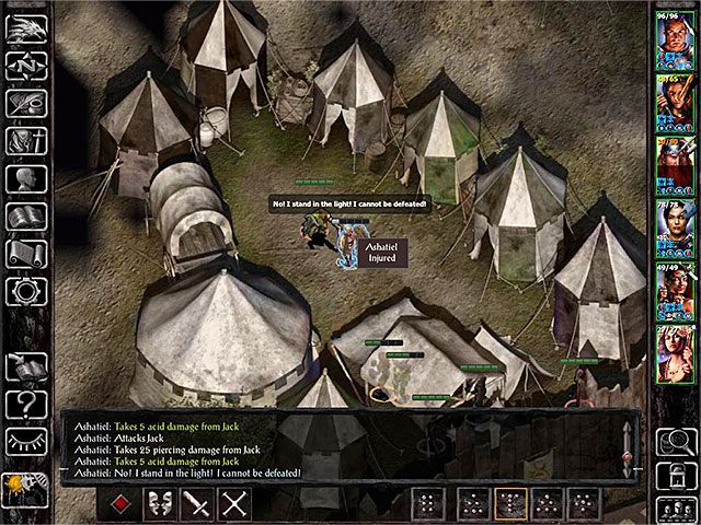 Przejście na wewnętrzny dziedziniec początkowo będzie niedostępne - Atak na zamek Dragonspear - zadanie główne - Dragonspear Castle - Baldurs Gate: Siege of Dragonspear - poradnik do gry