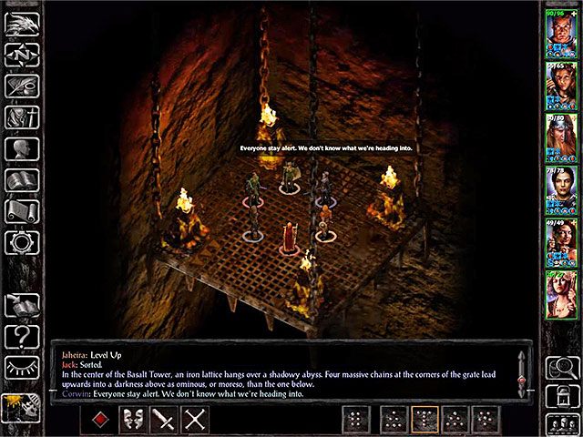 Niezależnie jak zachowałeś się w trakcie spotkania z Thrixem przejdź przez ogromną bramę, dzięki czemu dotrzesz do windy - Atak na zamek Dragonspear - zadanie główne - Dragonspear Castle - Baldurs Gate: Siege of Dragonspear - poradnik do gry