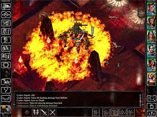 Tuż po rozpoczęciu walk zajmij się atakowaniem Caelar Agent lub Hephernaana - Finałowa bitwa i epilog - Dragonspear Castle - Baldurs Gate: Siege of Dragonspear - poradnik do gry