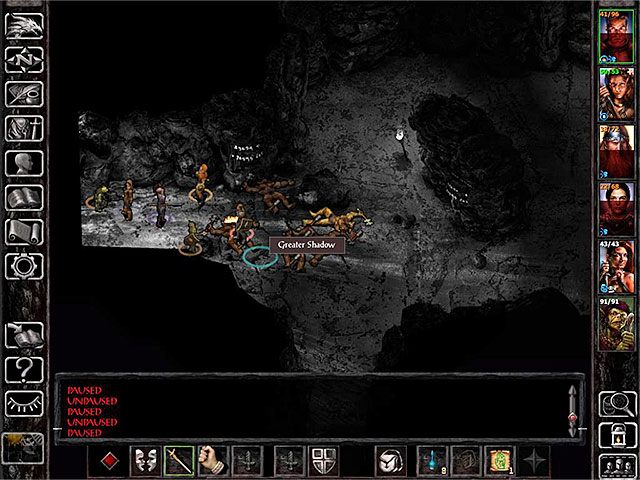 Następną istotą, którą możesz zauważyć z pomocą magicznych okularów, jest większy cień (Greater Shadow) - Zadania poboczne w tawernie Elfia Pieśń i w Czarodziejskich Rozmaitościach - Tawerna Elfia Pieśń i Czarodziejskie Rozmaitości - Baldurs Gate: Siege of Dragonspear - poradnik do gry