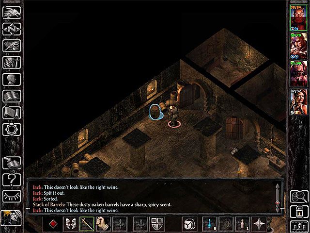 Opuść tawernę i wyrusz z powrotem w stronę Pałacu Książęcego (mapa M2) - Zadania poboczne w tawernie Elfia Pieśń i w Czarodziejskich Rozmaitościach - Tawerna Elfia Pieśń i Czarodziejskie Rozmaitości - Baldurs Gate: Siege of Dragonspear - poradnik do gry