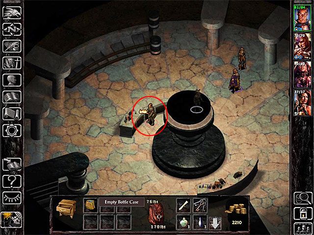 W celu odblokowania tego zadania musisz wejść do budynku Magicznych Rozmaitości i na parterze odnaleźć Halbazzera Drina (M4,9) - Zadania poboczne w tawernie Elfia Pieśń i w Czarodziejskich Rozmaitościach - Tawerna Elfia Pieśń i Czarodziejskie Rozmaitości - Baldurs Gate: Siege of Dragonspear - poradnik do gry