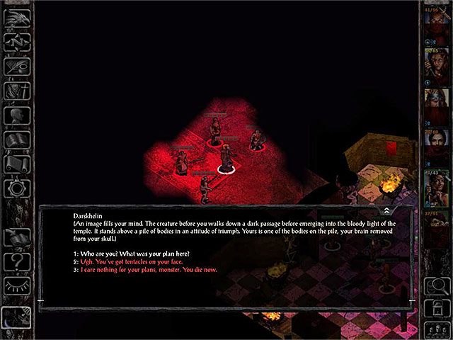 Cel podróży to ostatnia komnata świątyni - relikwiarz (M10,18) - Zadania poboczne w Forest of Wyrms - Forest of Wyrms - Baldurs Gate: Siege of Dragonspear - poradnik do gry