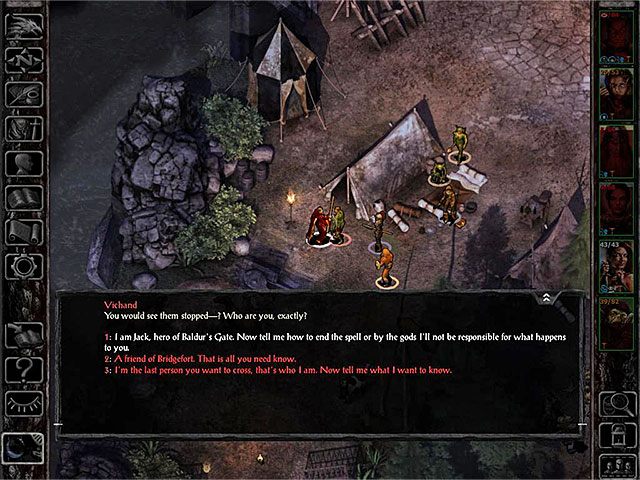 Użyj kręgu teleportacji (M115) żeby powrócić do lasu (M11,4) i wyrusz w stronę obozu krzyżowców (M11,2) - Zadania poboczne w Boareskyr Bridge - Boareskyr Bridge - Baldurs Gate: Siege of Dragonspear - poradnik do gry