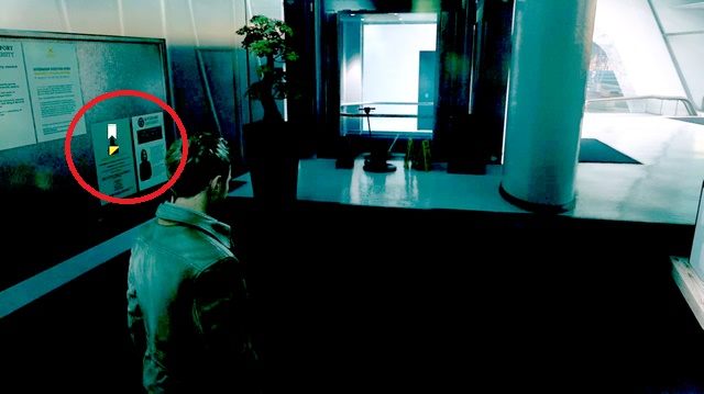 Jeszcze jeden sekret, za windą w budynku - Akt I - Riverpoint University Experiment | Opis przejścia w Quantum Break - Quantum Break - poradnik do gry