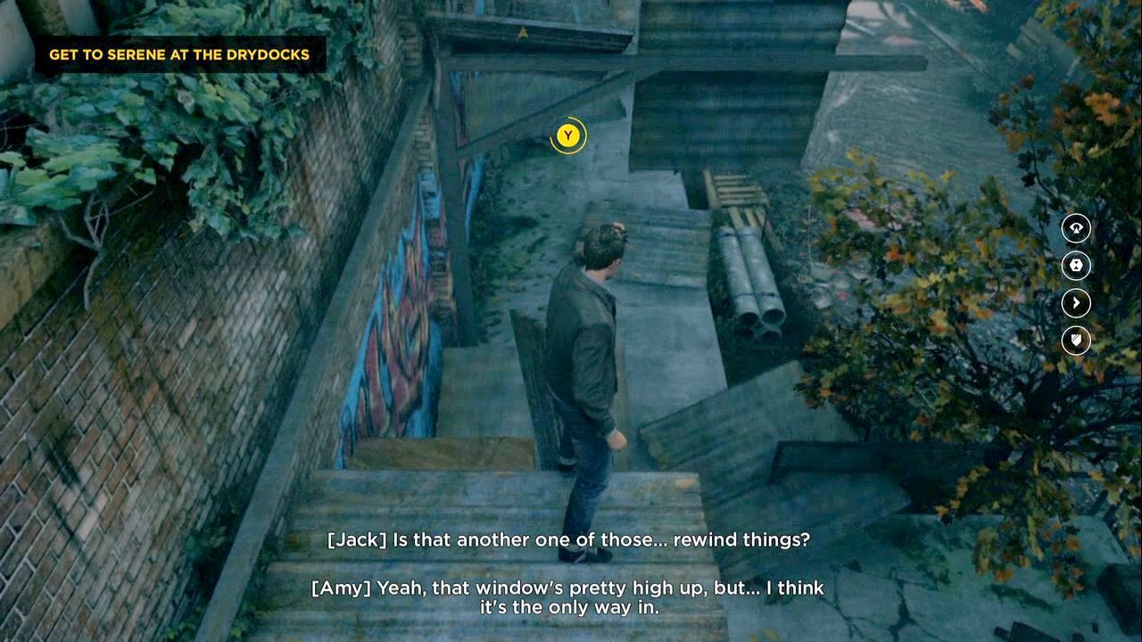 Napraw blaszany dach - musisz użyć Time Vision, by dostrzec obiekt, który możesz naprawić - Akt II - Industrial Area | Opis przejścia w Quantum Break - Quantum Break - poradnik do gry