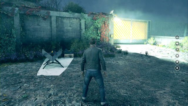 Udaj się do żółtej bramy na szczycie i otwórz ją przyciskiem z panelu - Akt III - Research Facility | Opis przejścia Quantum Break - Quantum Break - poradnik do gry