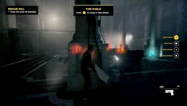 Warto zwrócić uwagę na miejsca z amunicją oraz wybuchowe elementy świata - Akt I - Library Chase | Opis przejścia Quantum Break - Quantum Break - poradnik do gry