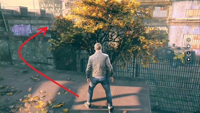 Przeskocz z wagonu na dach budynku, gdzie w dziurze znajdziesz kolejny sekret - Chronon Sources (akt II) | Sekrety Quantum Break - Quantum Break - poradnik do gry