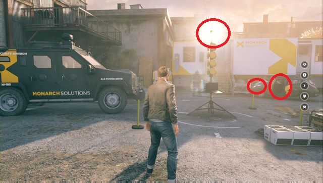 Na zakłócaczu na parkingu znajduje się sekret - Chronon Sources (akt II) | Sekrety Quantum Break - Quantum Break - poradnik do gry