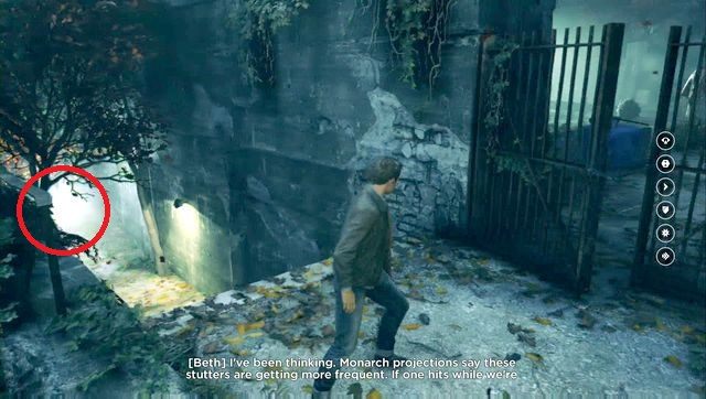 Zejdź po schodkach niżej, by zebrać sekret - Chronon Sources (akt III) | Sekrety Quantum Break - Quantum Break - poradnik do gry