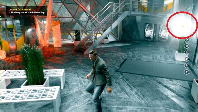 Zbierz jeszcze sekret przed wejściem na parking... - Chronon Sources (akt III) | Sekrety Quantum Break - Quantum Break - poradnik do gry