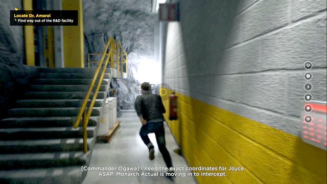 Po walce na parkingu w małym przejściu znajdziesz Chronon Source - Chronon Sources (akt III) | Sekrety Quantum Break - Quantum Break - poradnik do gry