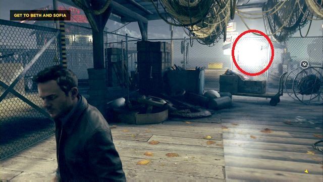 Po walce w dokach znajdziesz sekret za bramką - Chronon Sources (akt IV i V) | Sekrety Quantum Break - Quantum Break - poradnik do gry