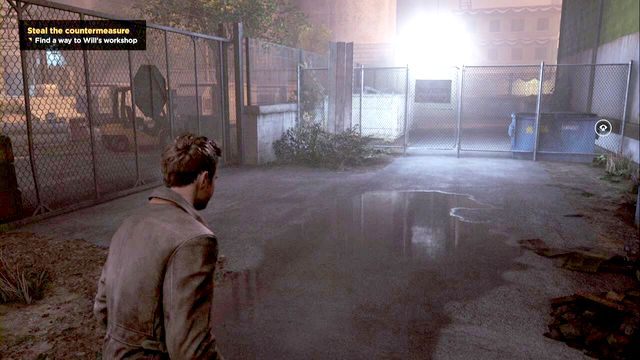 Po zeskoczeniu na asfalt, nad siatką po lewej - Chronon Sources (akt IV i V) | Sekrety Quantum Break - Quantum Break - poradnik do gry