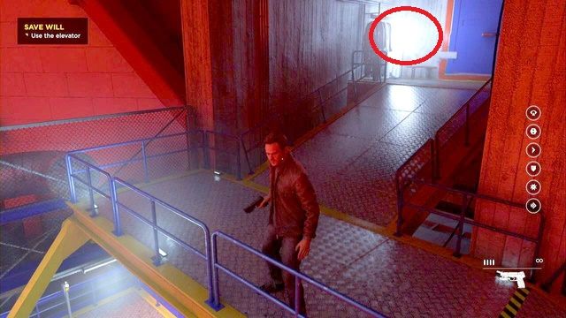 W laboratorium uczelnianym, na schodkach - Chronon Sources (akt IV i V) | Sekrety Quantum Break - Quantum Break - poradnik do gry