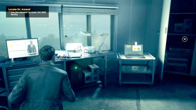 Po zebraniu Chronon Source pod wieżą udaj się do gór, do laboratorium, gdzie sprawdź laptop z danymi - Quantum Ripples | Sekrety Quantum Break - Quantum Break - poradnik do gry
