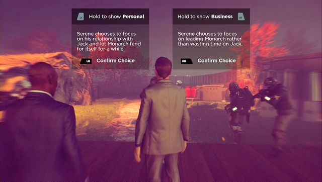 W grze możesz podejmować świadome decyzje z małym podglądem ich skutków - Decyzje i zakończenia | Sekrety w Quantum Break - Quantum Break - poradnik do gry