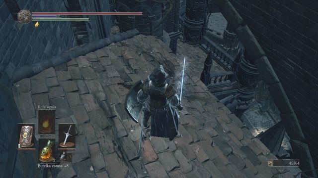 Dach, z którego możesz zeskoczyć na kolejny, gdzie znajdziesz ciało Greirata, jeżeli wysłałeś go do Lothric. - Greirat (Greirat of the Undead Settlement) | Questy i NPC w Dark Souls 3 - Dark Souls III - opis przejścia i sekrety