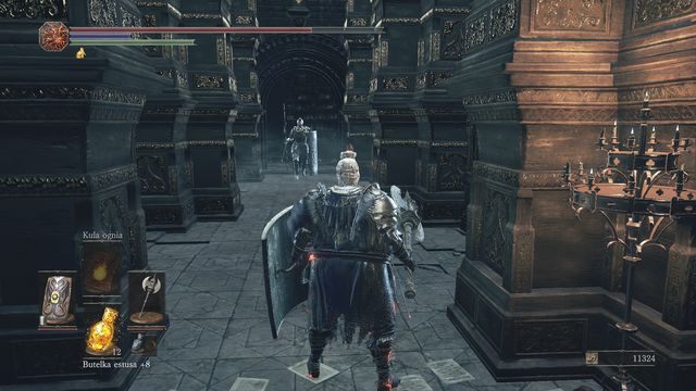 Wyciągnij rycerza z wąskiej alejki do głównej sali. - Wielkie Archiwa | Opis przejścia Dark Souls 3 - Dark Souls III - opis przejścia i sekrety