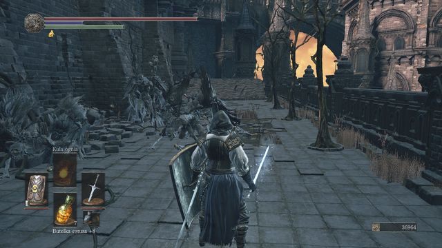 Z takim tłokiem lepiej nie walczyć - omiń przeciwników lub pojedynczo odciągaj od grupy. - Wielkie Archiwa - dachy | Opis przejścia Dark Souls 3 - Dark Souls III - opis przejścia i sekrety